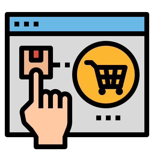 Online shopping biểu tượng