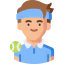 Tennis player icon 64x64
