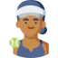 Tennis player icon 64x64