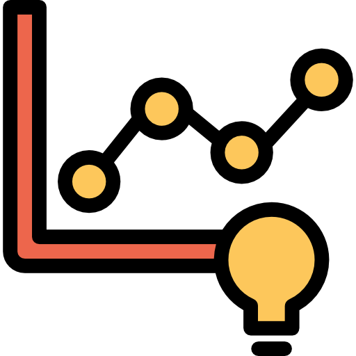 Line chart icon