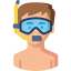 Snorkeling icon 64x64