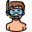 Snorkeling icon 64x64