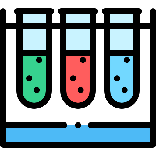 Test tubes icon