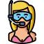 Snorkeling icon 64x64