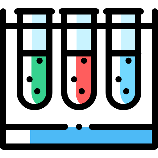 Test tubes icon