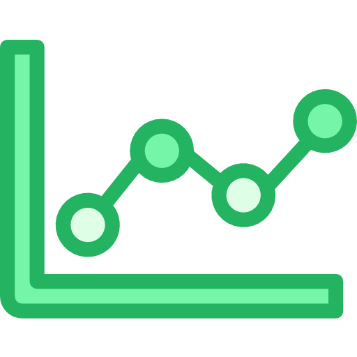 Line chart icon