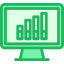 Bar chart icon 64x64
