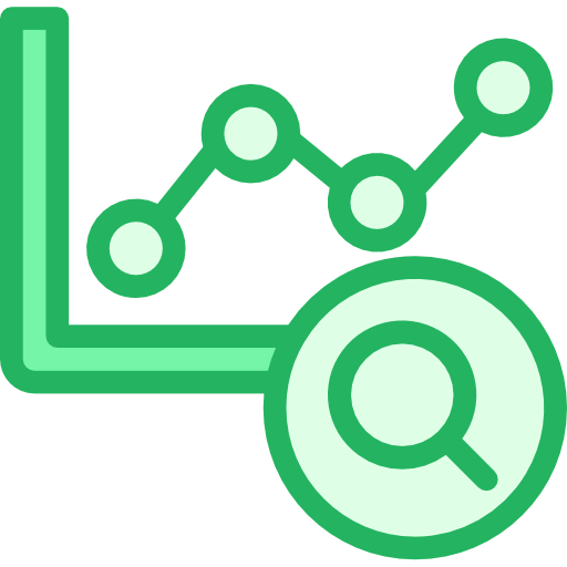 Line chart icon