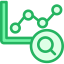 Line chart icon 64x64
