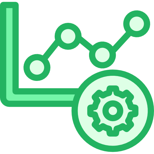 Line chart icon
