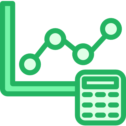 Line chart icon