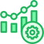 Bar chart icon 64x64