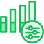 Bar chart icon 64x64