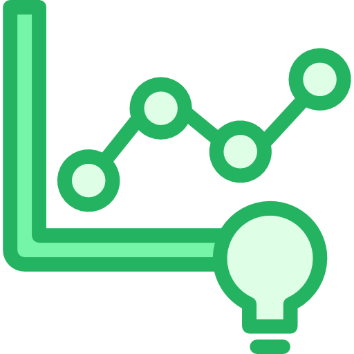 Line chart icon