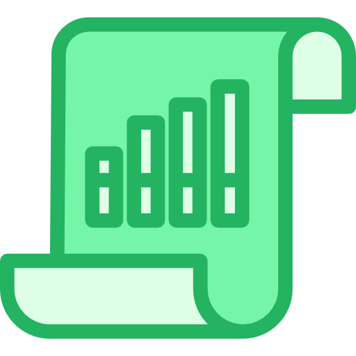 Bar chart icône