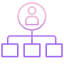 Organization chart icon 64x64