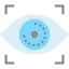 Biometric recognition icon 64x64