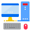 Desktop computer icon 64x64