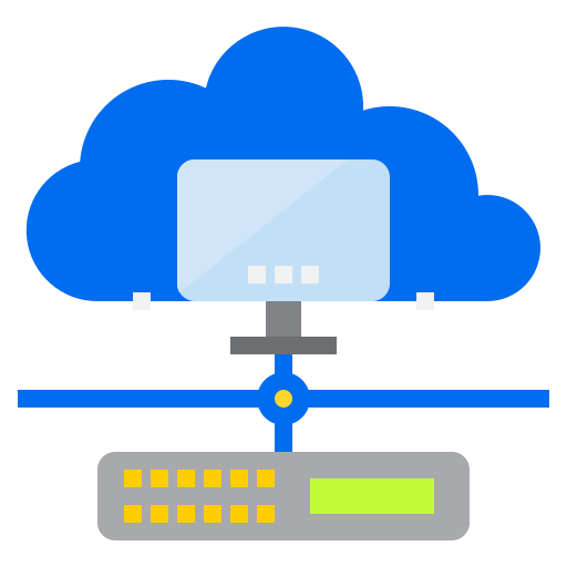 Cloud network Ikona