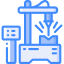 Laser cutting machine icon 64x64