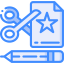 Paper cutting icon 64x64