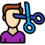 Hair cutting icon 64x64