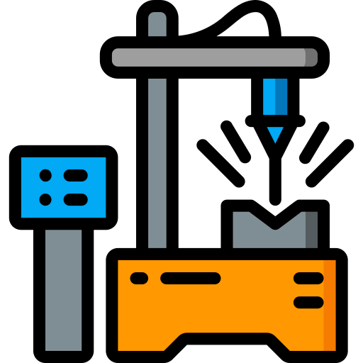 Laser cutting machine icon