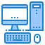 Desktop computer icon 64x64
