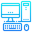 Desktop computer icon 64x64