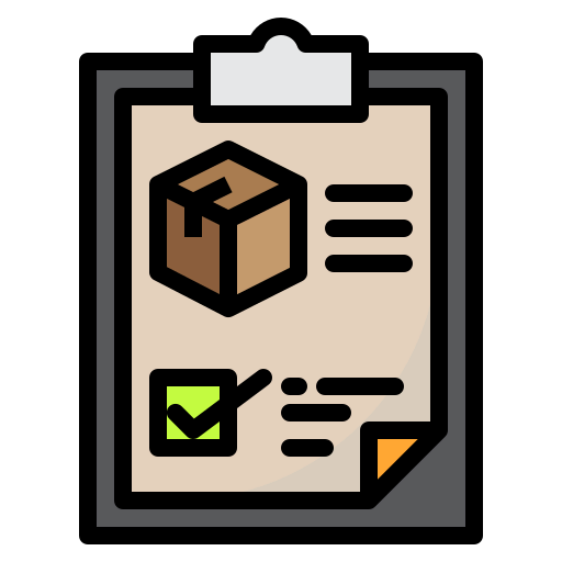Packing list ícone