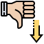Thumb down icon 64x64