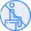 No sitting icon 64x64