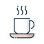 Hot coffee icon 64x64