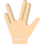Vulcan salute アイコン 64x64