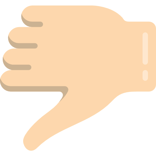 Thumb down icon