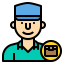 Delivery man icon 64x64