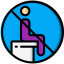 No sitting Symbol 64x64