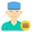 Delivery man Symbol 64x64