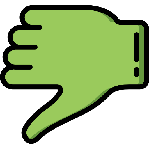 Thumb down icon