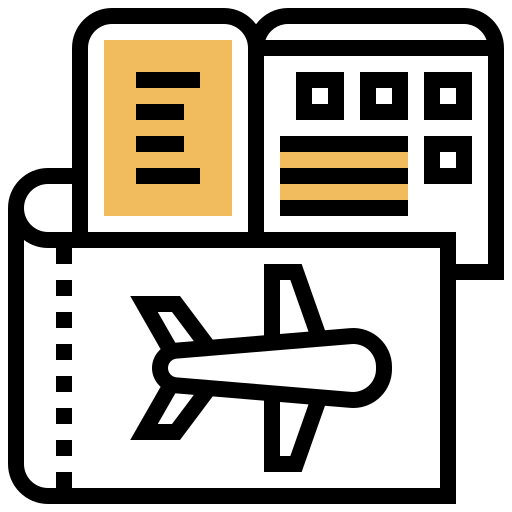 Boarding pass icon