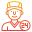 Delivery man Symbol 64x64