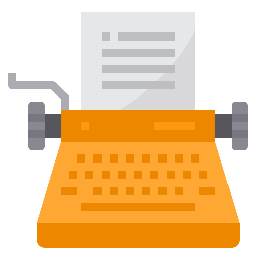 Typewriter icon