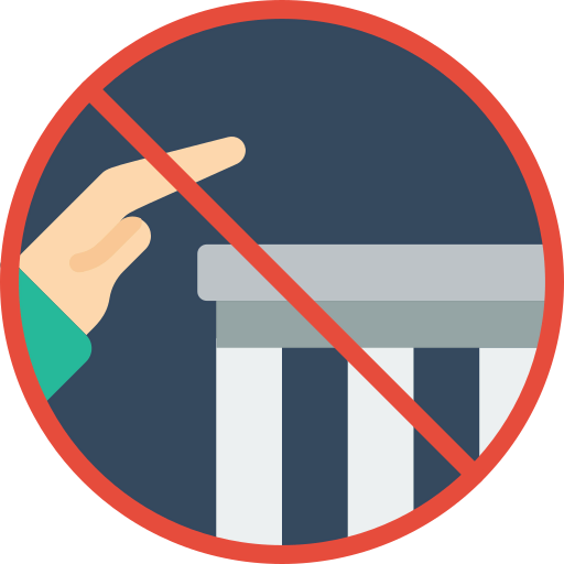 Do not touch icon