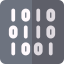 Binary code icon 64x64