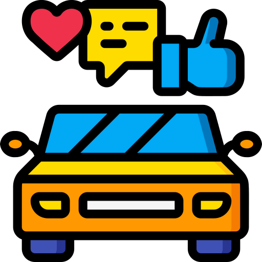 Social interaction while driving icon