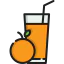 Orange juice icon 64x64