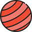 Yoga ball ícono 64x64