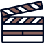 Clapperboard icon 64x64