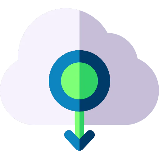 Cloud computing アイコン