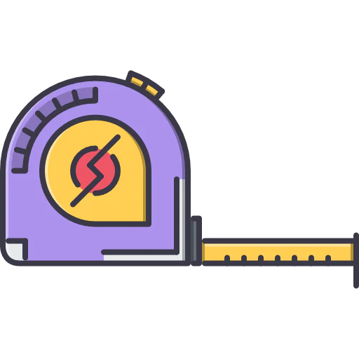 Measuring tape icon